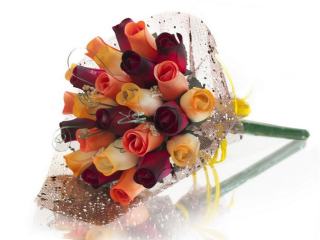 BUCHET DE TRANDAFIRI DIN LEMN "MERRY"