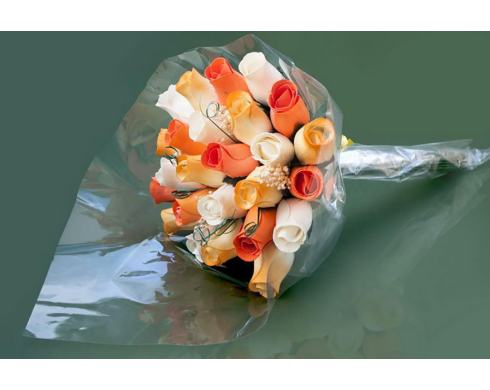 BUCHET DE TRANDAFIRI DIN LEMN "SUNNY"
