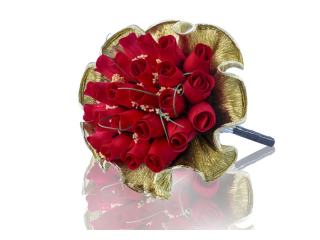 BUCHET DE TRANDAFIRI DIN LEMN "EDEN"
