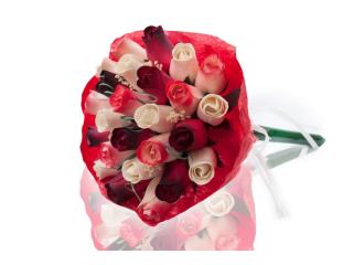 BUCHET DE TRANDAFIRI DIN LEMN "KRISTI"