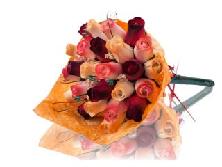 BUCHET DE TRANDAFIRI DIN LEMN "RONI"