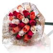 BUCHET DE TRANDAFIRI DIN LEMN "CHERRY"