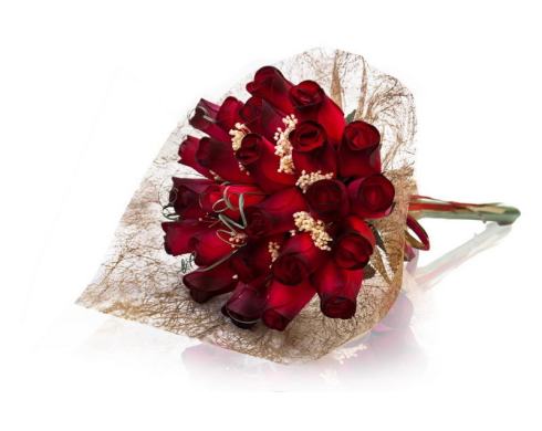 BUCHET DE TRANDAFIRI DIN LEMN "KARMEN"