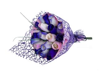 BUCHET DE TRANDAFIRI DIN LEMN "ARIANA"