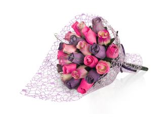 BUCHET DE TRANDAFIRI DIN LEMN "EVE"