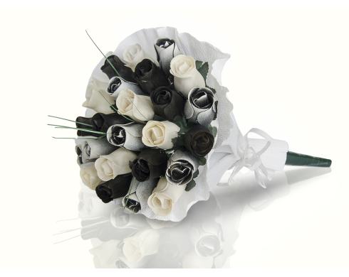 BUCHET DE TRANDAFIRI DIN LEMN "LUCY"
