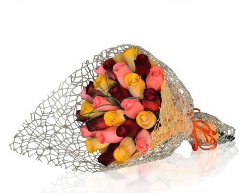 BUCHET DE TRANDAFIRI DIN LEMN "Marie"