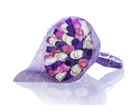 BUCHET DE TRANDAFIRI DIN LEMN "ULRICA"