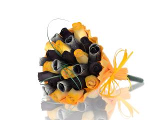 BUCHET DE TRANDAFIRI DIN LEMN "Vivi"